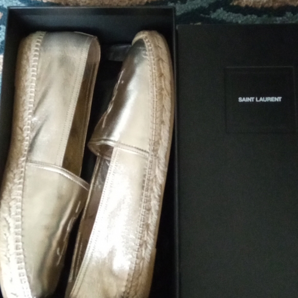 Saint Laurent gold espandrilles size 42 - Picture 7 of 7